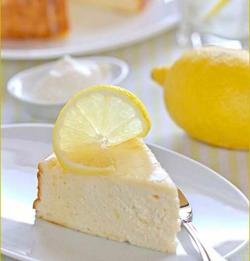 Творожная запеканка с лимоном